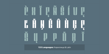 Bolshoi Font Poster 2