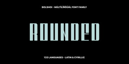 Bolshoi Font Poster 14