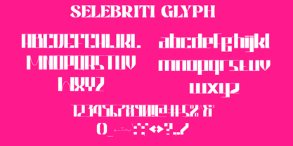 Ls Selebriti Font Poster 2