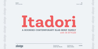 Itadori Font Poster 1