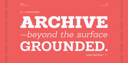 Itadori Font Poster 3