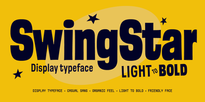GW Swingstar Font Poster 1