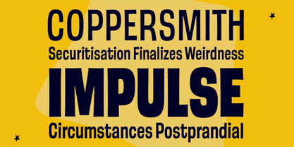 GW Swingstar Font Poster 8