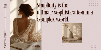 Alvora Font Poster 4