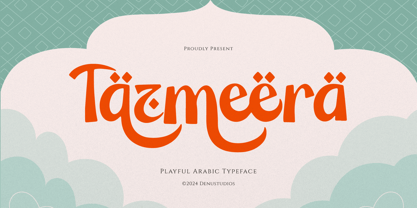 Tazmeera Font Poster 1