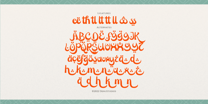 Tazmeera Font Poster 12