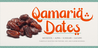 Tazmeera Font Poster 5