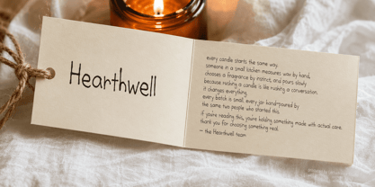 Evelina Hand Font Poster 2