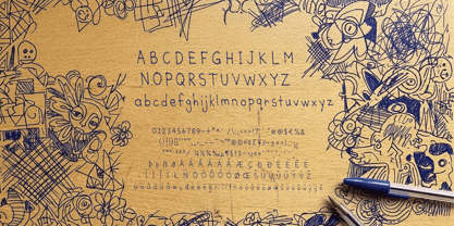 Evelina Hand Font Poster 9