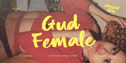 Gud Female Font Poster 1