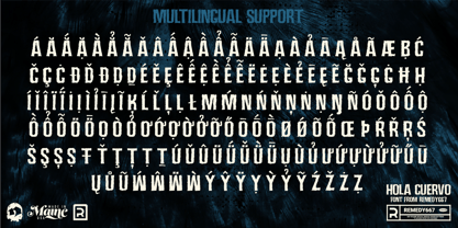 Hola Cuervo Font Poster 9