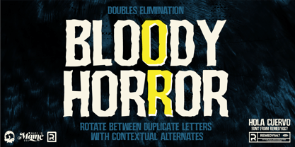 Hola Cuervo Font Poster 6