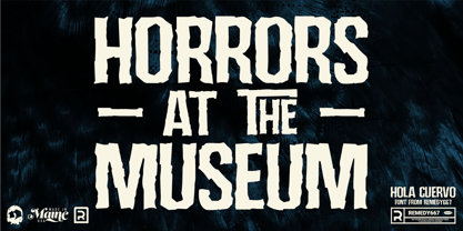 Hola Cuervo Font Poster 7