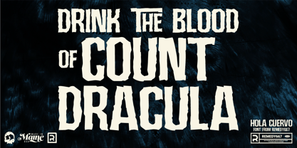 Hola Cuervo Font Poster 2