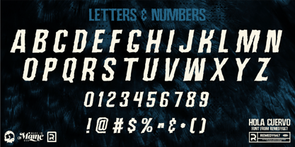 Hola Cuervo Font Poster 11
