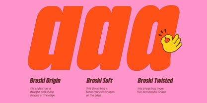 Brodies Font Poster 4