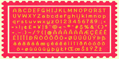 Grey lunar Font Poster 3