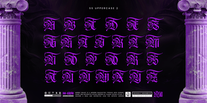 Marble Galaxy Font Poster 11