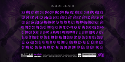 Marble Galaxy Font Poster 2