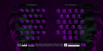 Marble Galaxy Font Poster 6