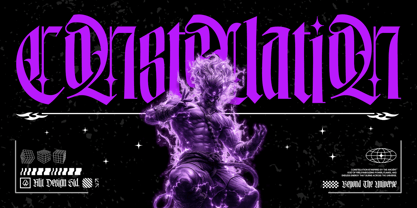Marble Galaxy Font Poster 10