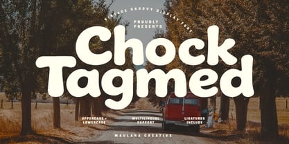MC Chock Tagmed Font Poster 1