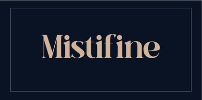 Mistifine Font Poster 12