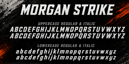 Morgan Strike Font Poster 9