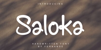 Saloka Font Poster 1