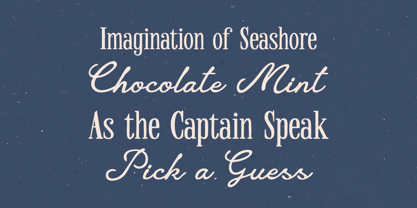 Salt Blue Font Poster 5