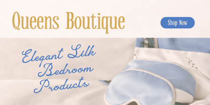 Salt Blue Font Poster 8