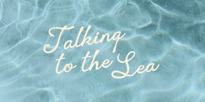 Salt Blue Font Poster 7
