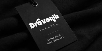 Dravonik Font Poster 4
