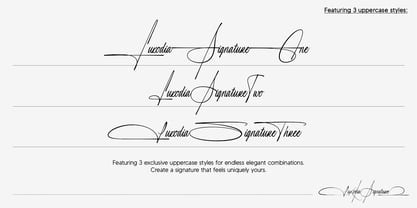 Luxodia Signature Font Poster 2
