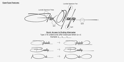 Luxodia Signature Font Poster 8