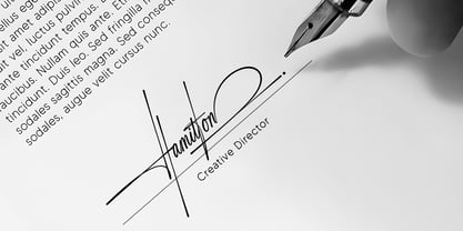 Luxodia Signature Font Poster 9