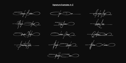 Luxodia Signature Font Poster 6