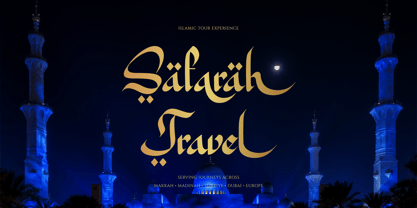 Arabian Mandala Font Poster 3