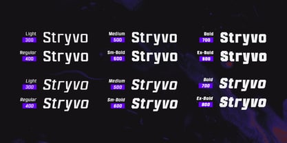Stryvo Font Poster 5