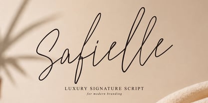 Safielle Font Poster 1