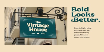 Bronetta Font Poster 2