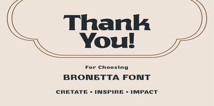 Bronetta Font Poster 9