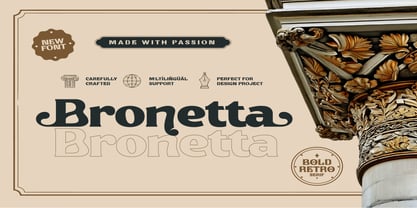 Bronetta Font Poster 1