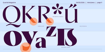 Quartet Font Poster 11
