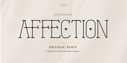 Orvique Font Poster 1