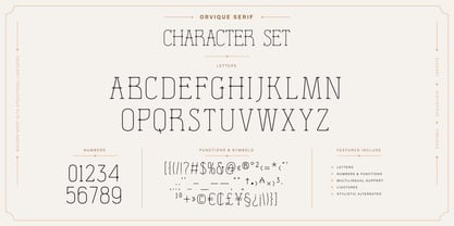 Orvique Font Poster 5