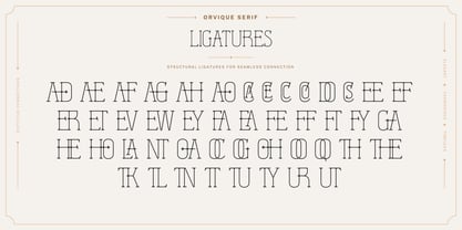 Orvique Font Poster 6