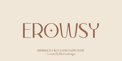 Erowsy Font Poster 1