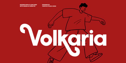 Volkaria Font Poster 1