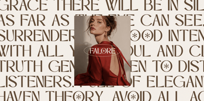 Falore Font Poster 2